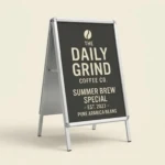 A-frame sign printing by Dot2Dot Printing in Marrickville, Inner West Sydney