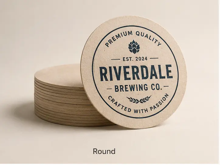 Beermat coaster printing by Dot2Dot Printing in Marrickville, Inner West Sydney