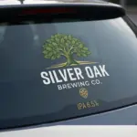 Car window sticker printing by Dot2Dot Printing in Marrickville, Inner West Sydney