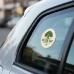 Example of car window sticker printing by Dot2Dot Printing, Marrickville, Sydney