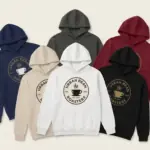 Example of custom hoodie printing by Dot2Dot Printing, Marrickville, Sydney
