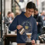 Example of custom hoodie printing by Dot2Dot Printing, Marrickville, Sydney