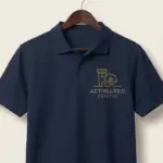 Custom polo shirt printing by Dot2Dot Printing in Marrickville, Inner West Sydney