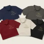Example of custom polo shirt printing by Dot2Dot Printing, Marrickville, Sydney