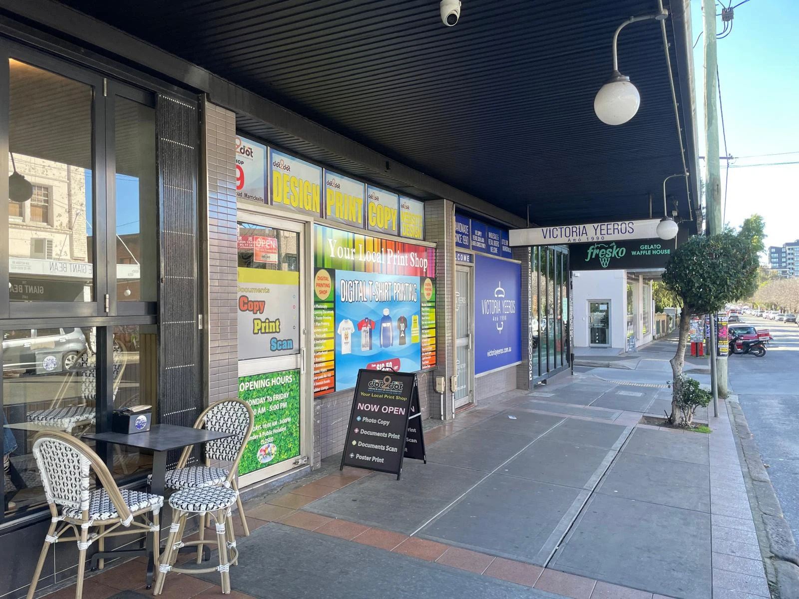 Outside Dot2Dot Printing in the Inner West of Sydney
