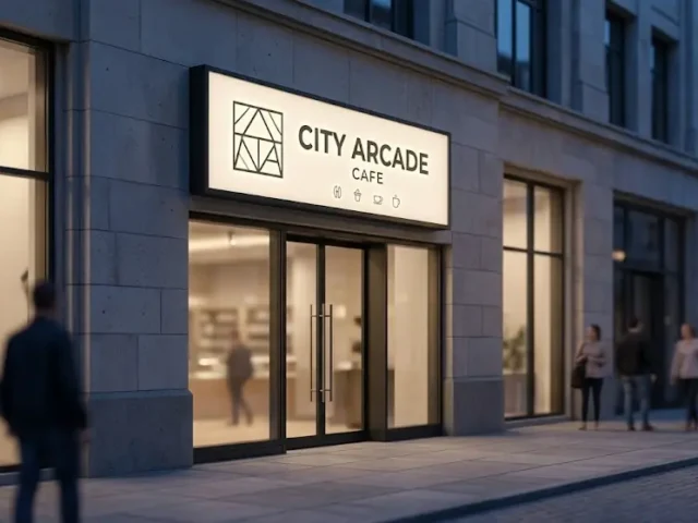 Hanging Light Box Signs