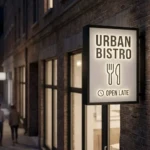 Example of light box sign printing by Dot2Dot Printing, Marrickville, Sydney