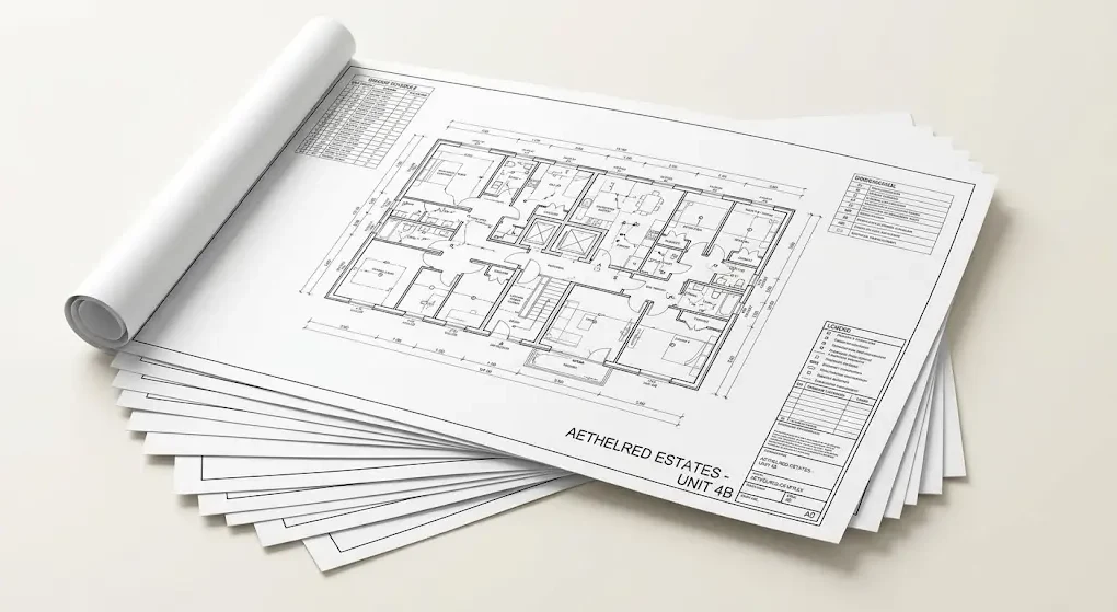 Plan and drawing printing by Dot2Dot Printing in Marrickville, Inner West Sydney
