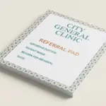 Referral pad printing by Dot2Dot Printing in Marrickville, Inner West Sydney