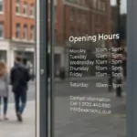 Example of window sticker printing by Dot2Dot Printing, Marrickville, Sydney